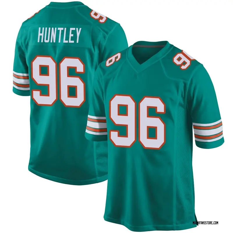 Men's Aqua Game Alex Huntley Miami Alternate Jersey
