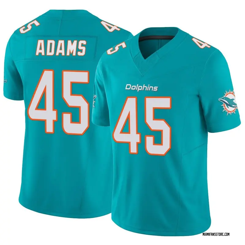 Men's Aqua Limited BJ Adams Miami Vapor F.U.S.E. Jersey