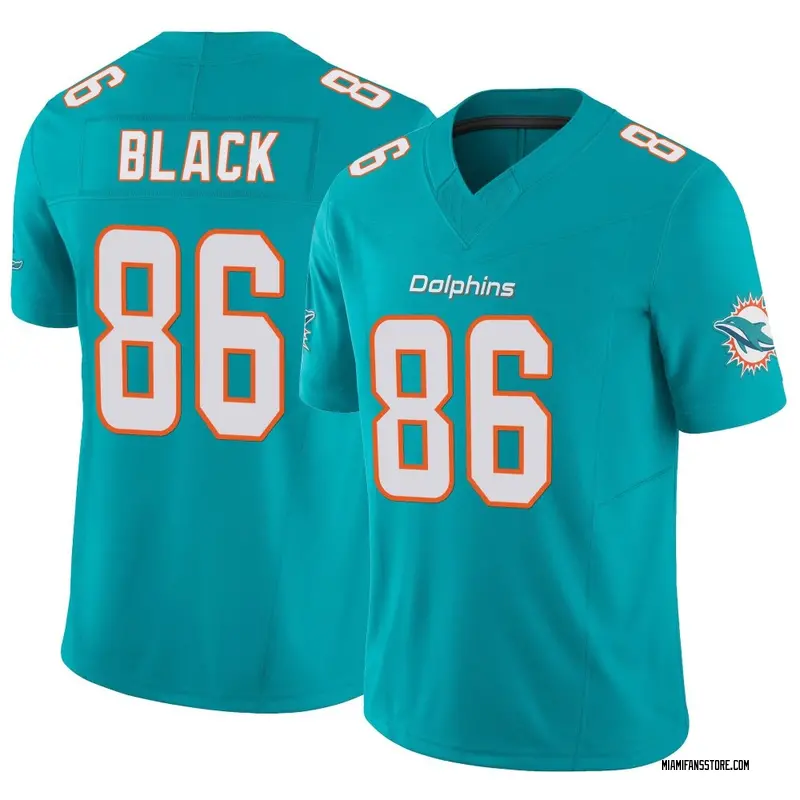 Men's Aqua Limited Tarik Black Miami Vapor F.U.S.E. Jersey
