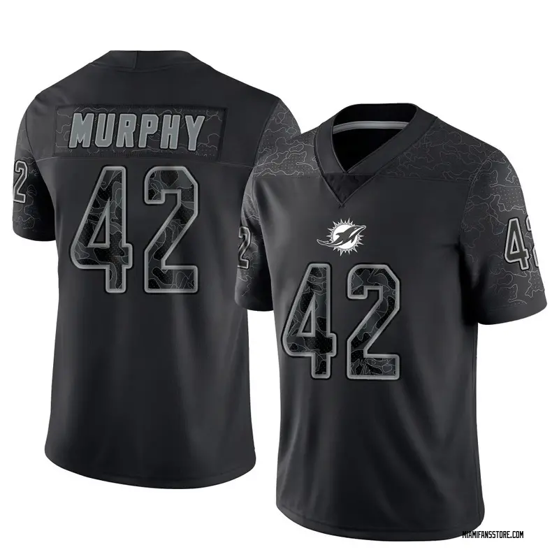 Men's Black Limited Grayson Murphy Miami Reflective Jersey