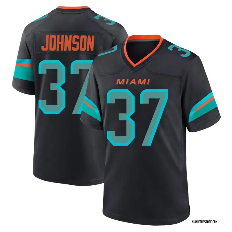 Men's Blue Game Isaiah Johnson Miami Pitch 2025 Rivalries Collection Jersey