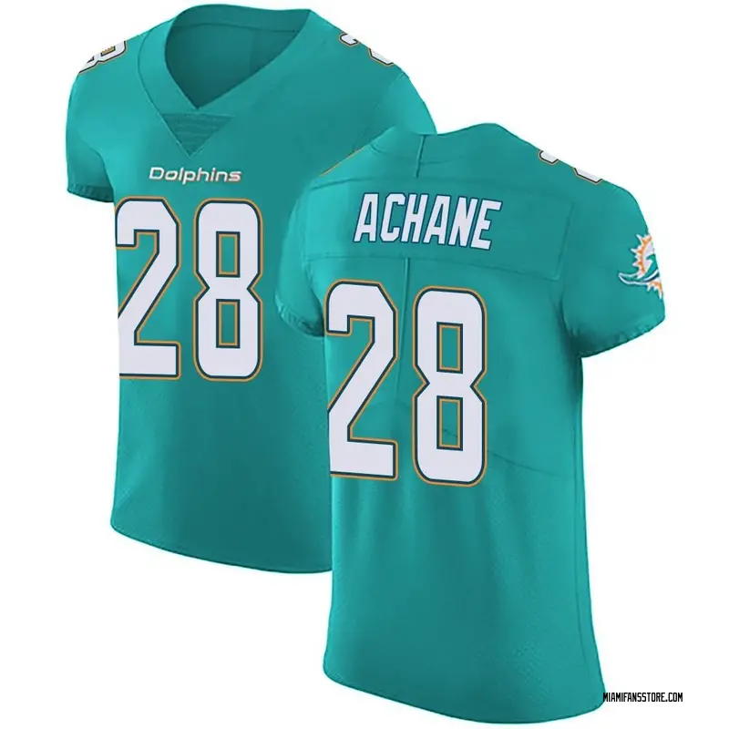 Men's Green Elite De'Von Achane Miami Aqua Team Color Vapor Untouchable Jersey