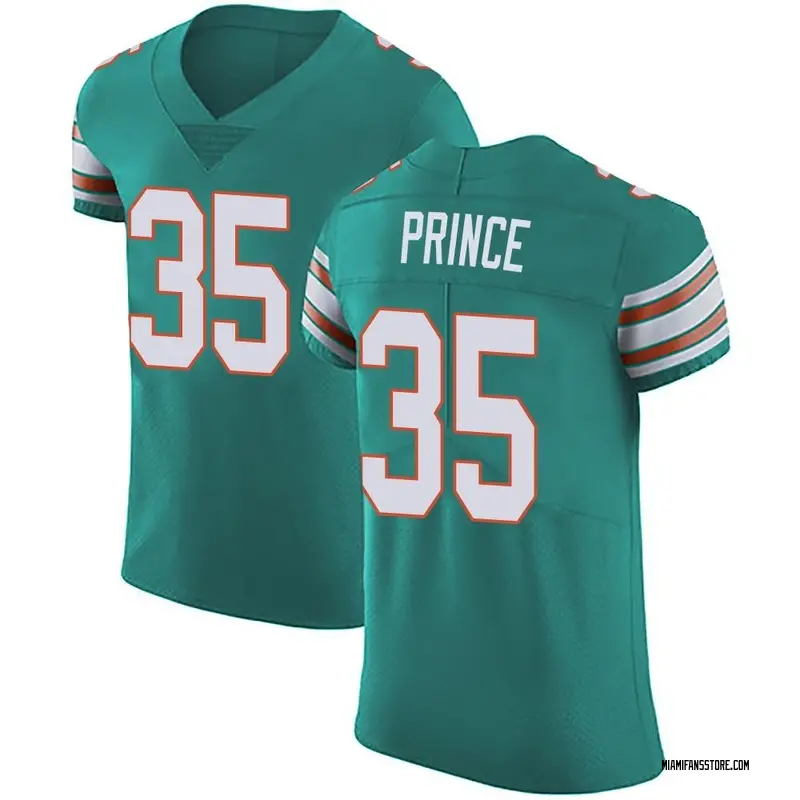 Men's Green Elite Deneric Prince Miami Aqua Alternate Vapor Untouchable Jersey