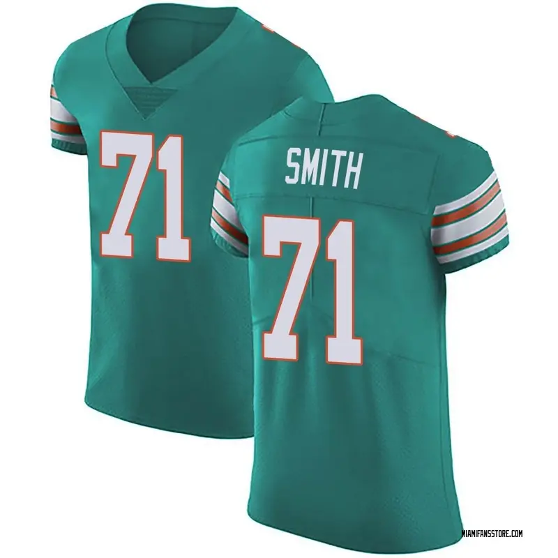 Men's Green Elite Kion Smith Miami Aqua Alternate Vapor Untouchable Jersey