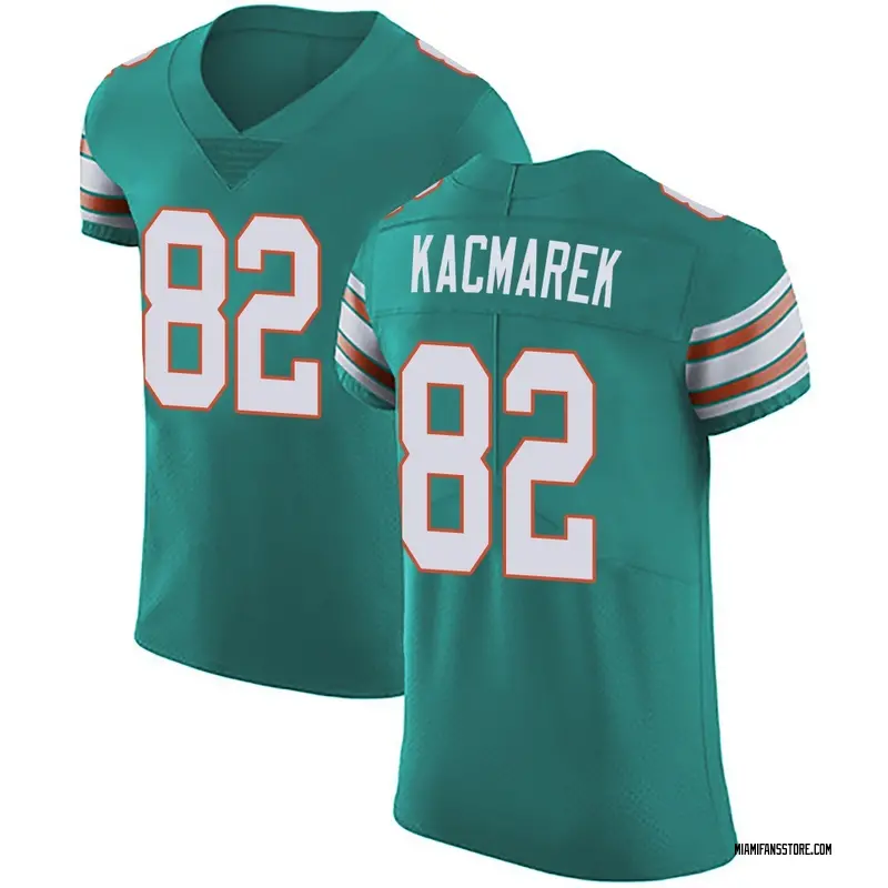 Men's Green Elite Will Kacmarek Miami Aqua Alternate Vapor Untouchable Jersey