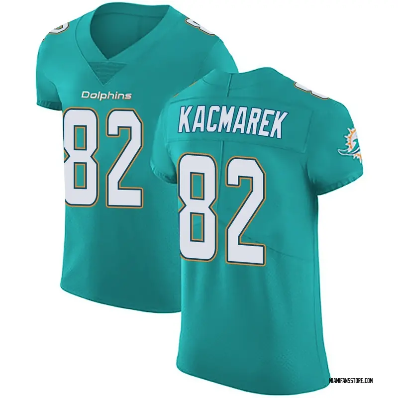 Men's Green Elite Will Kacmarek Miami Aqua Team Color Vapor Untouchable Jersey