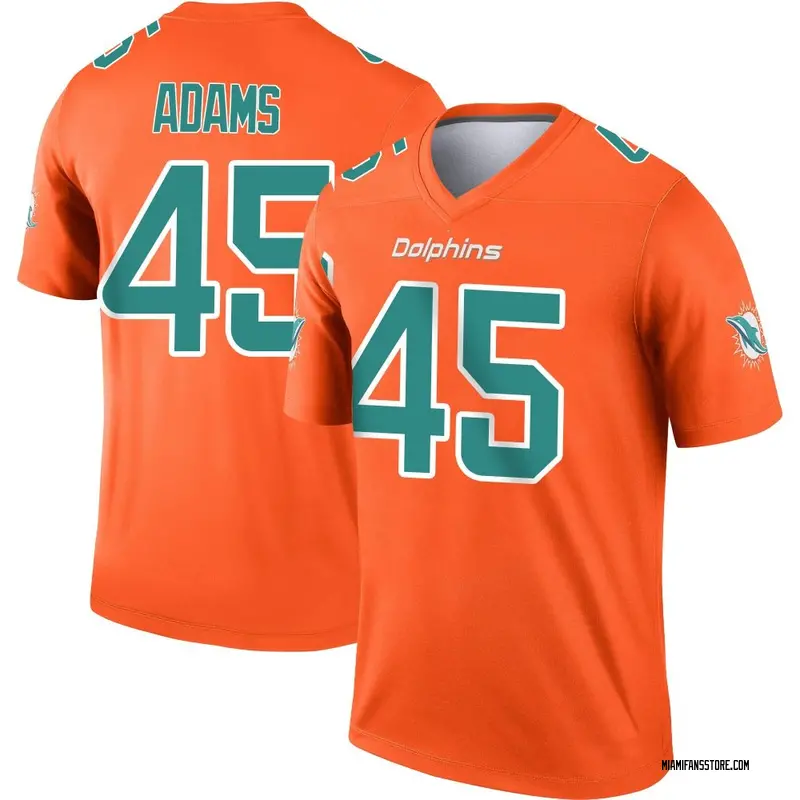 Men's Orange Legend BJ Adams Miami Inverted Jersey