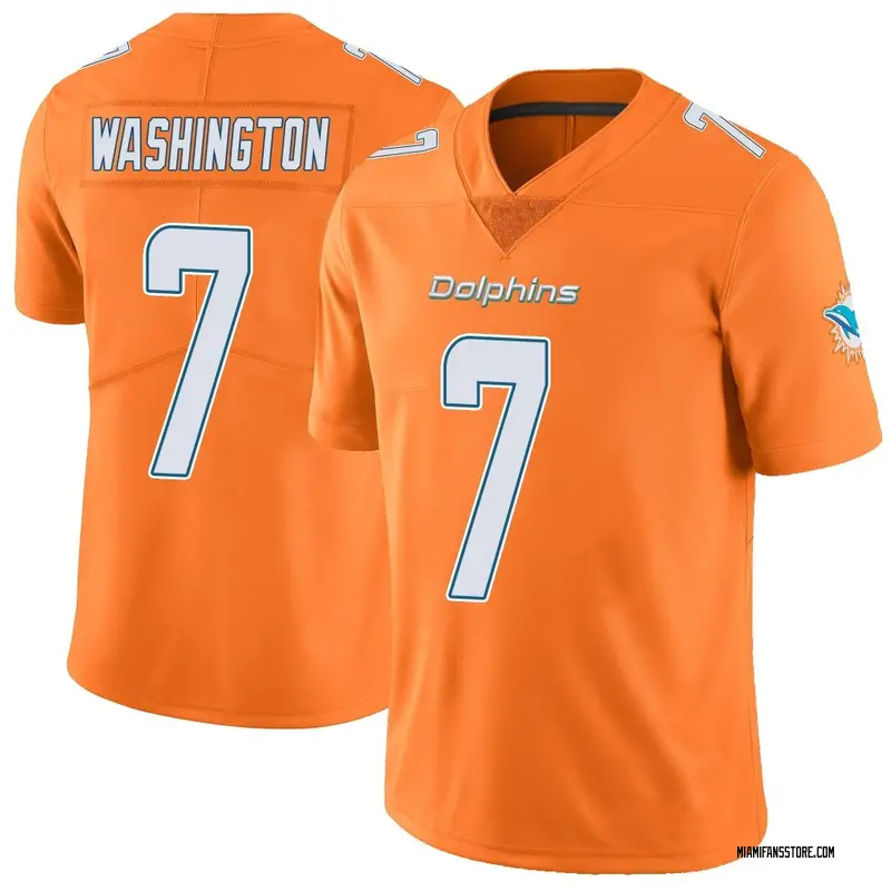 Men's Orange Limited Tahj Washington Miami Color Rush Jersey