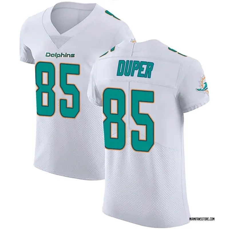 Men's White Elite Mark Duper Miami Vapor Untouchable Jersey