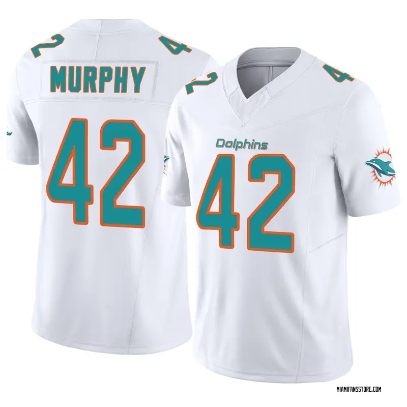 Men's White Limited Grayson Murphy Miami Vapor F.U.S.E. Jersey