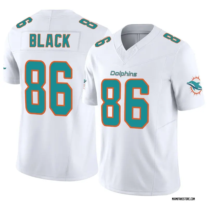Men's White Limited Tarik Black Miami Vapor F.U.S.E. Jersey