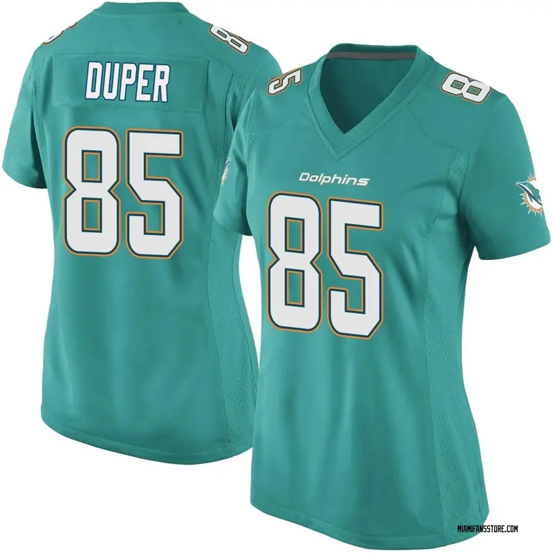 Women's Aqua Game Mark Duper Miami Team Color Jersey