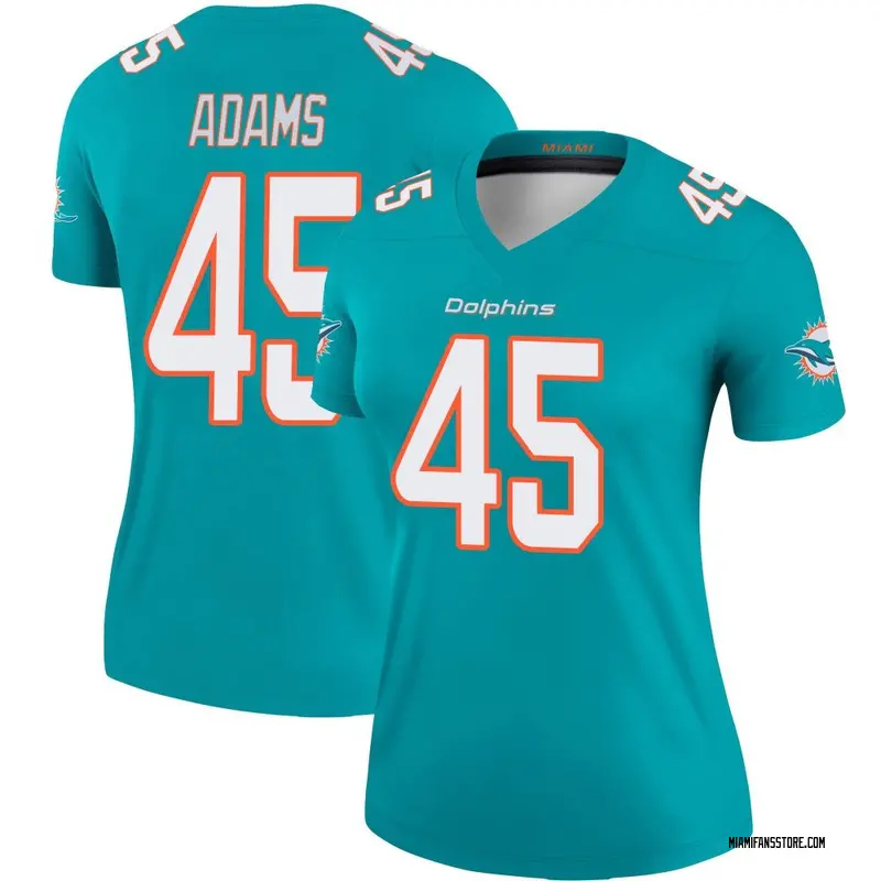 Women's Aqua Legend BJ Adams Miami Jersey