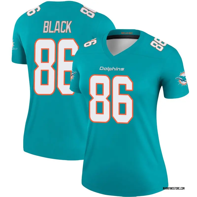 Women's Aqua Legend Tarik Black Miami Jersey