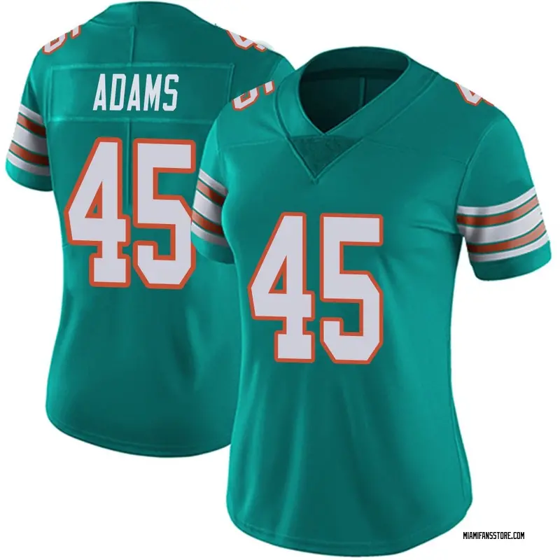 Women's Aqua Limited BJ Adams Miami Alternate Vapor Untouchable Jersey