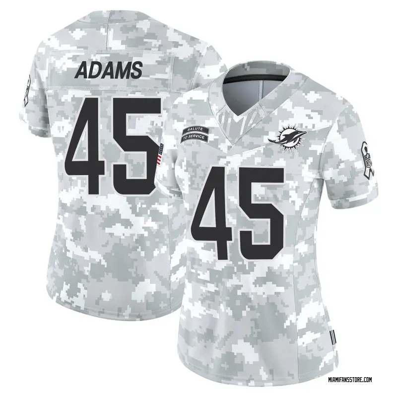 Women's Arctic Camo Limited BJ Adams Miami 2024 Salute to Service Jersey