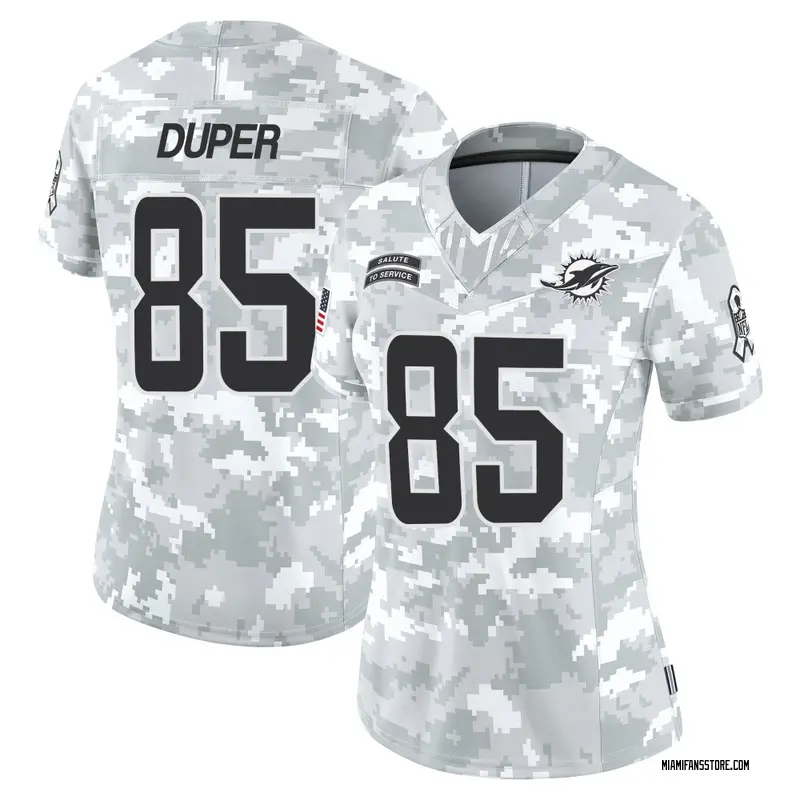 Women's Arctic Camo Limited Mark Duper Miami 2024 Salute to Service Jersey