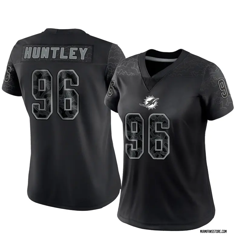 Women's Black Limited Alex Huntley Miami Reflective Jersey