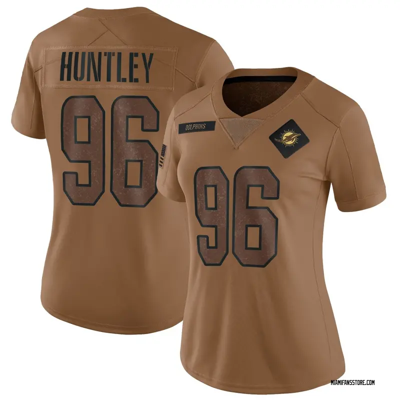 Women's Brown Limited Alex Huntley Miami 2023 Salute To Service Jersey