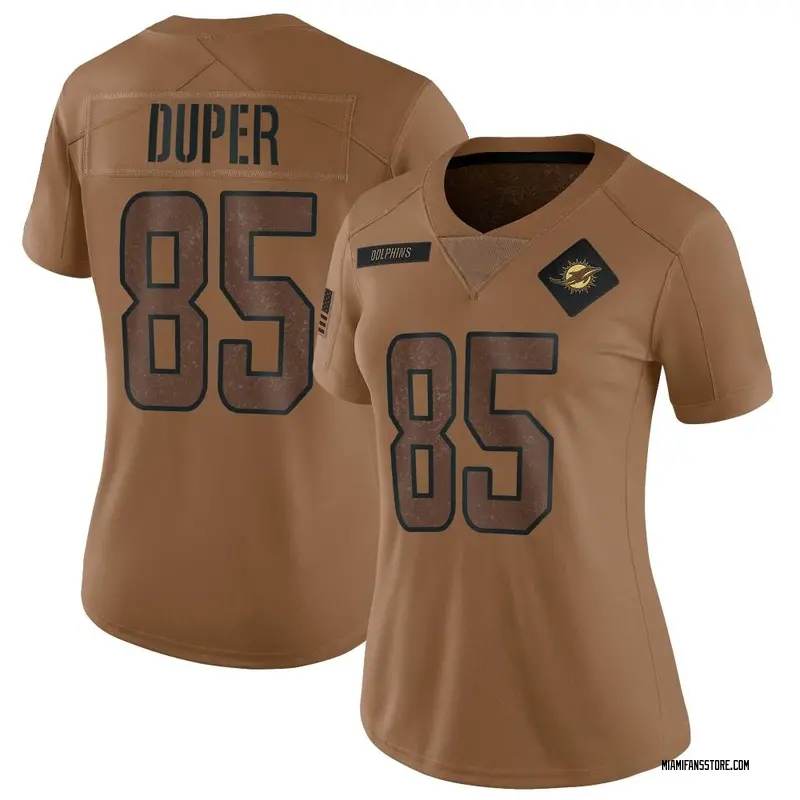 Women's Brown Limited Mark Duper Miami 2023 Salute To Service Jersey
