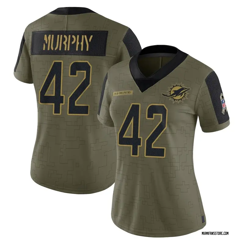 Women's Olive Limited Grayson Murphy Miami 2021 Salute To Service Jersey