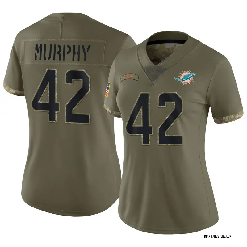 Women's Olive Limited Grayson Murphy Miami 2022 Salute To Service Jersey