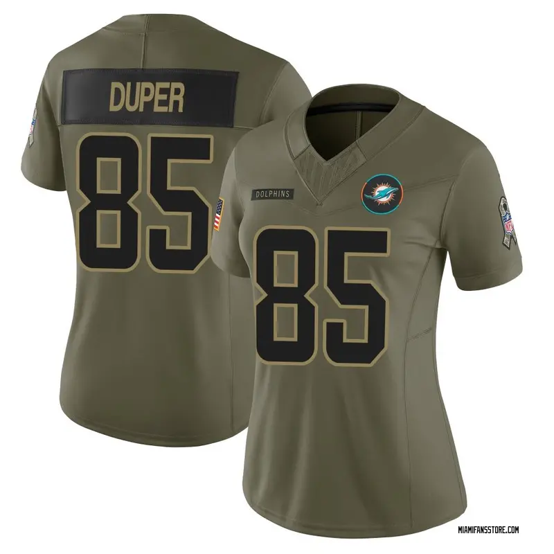 Women's Olive Limited Mark Duper Miami 2025 Salute to Service Jersey