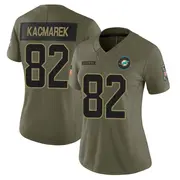 Women's Olive Limited Will Kacmarek Miami 2025 Salute to Service Jersey