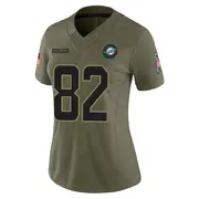 Women's Olive Limited Will Kacmarek Miami 2025 Salute to Service Jersey