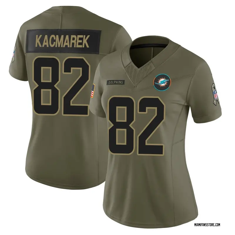 Women's Olive Limited Will Kacmarek Miami 2025 Salute to Service Jersey