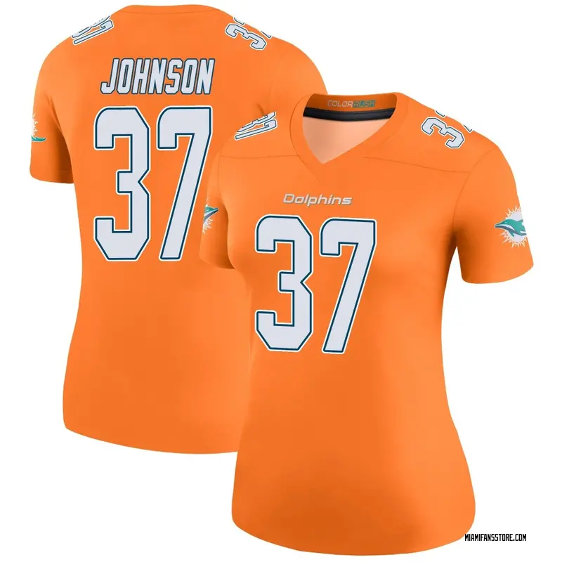 Women's Orange Legend Isaiah Johnson Miami Color Rush Jersey