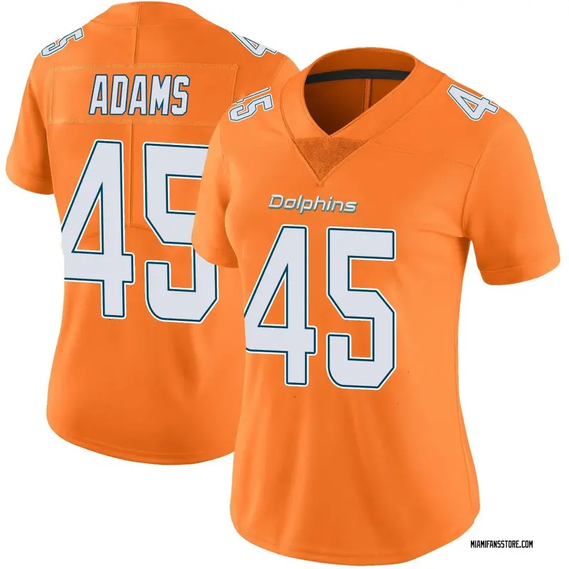 Women's Orange Limited BJ Adams Miami Color Rush Jersey