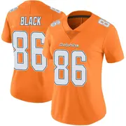 Women's Orange Limited Tarik Black Miami Color Rush Jersey
