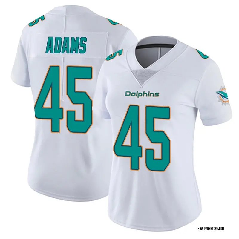 Women's White BJ Adams Miami limited Vapor Untouchable Jersey