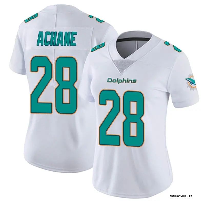 Women's White De'Von Achane Miami limited Vapor Untouchable Jersey