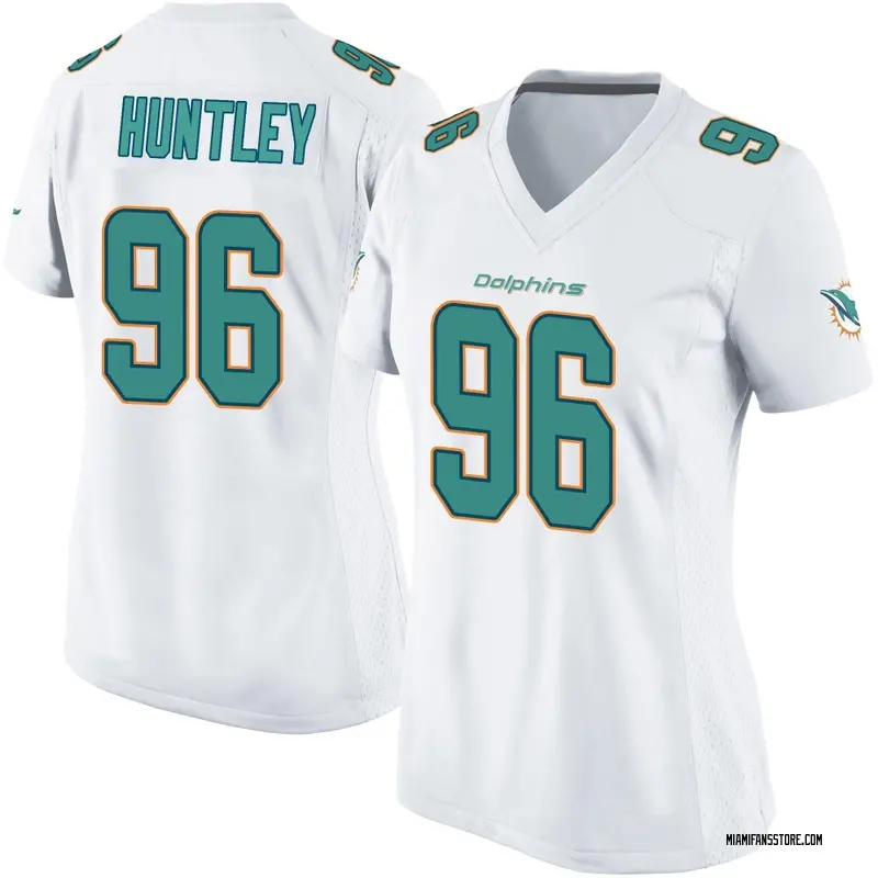 Women's White Game Alex Huntley Miami Jersey
