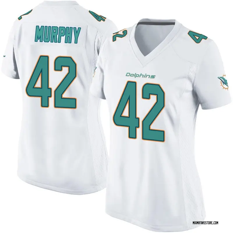 Women's White Game Grayson Murphy Miami Jersey