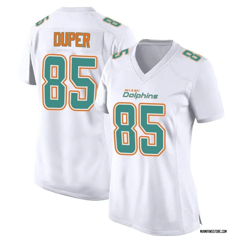 Women's White Game Mark Duper Miami Fashion Jersey