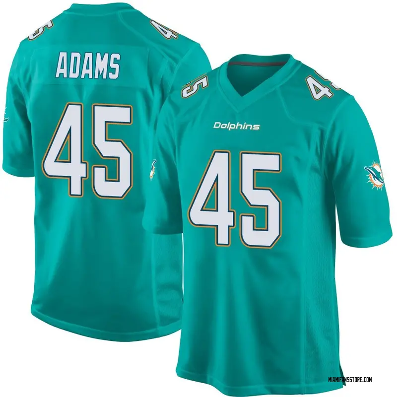 Youth Aqua Game BJ Adams Miami Team Color Jersey