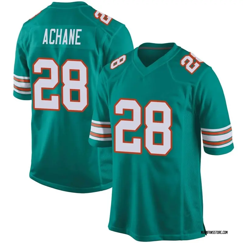 Youth Aqua Game De'Von Achane Miami Alternate Jersey