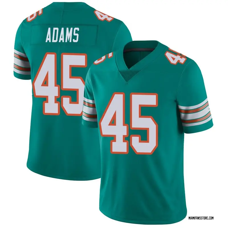 Youth Aqua Limited BJ Adams Miami Alternate Vapor Untouchable Jersey