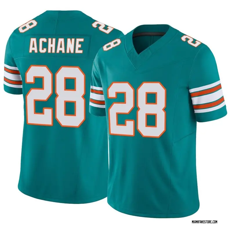 Youth Aqua Limited De'Von Achane Miami Alternate Vapor F.U.S.E. Jersey
