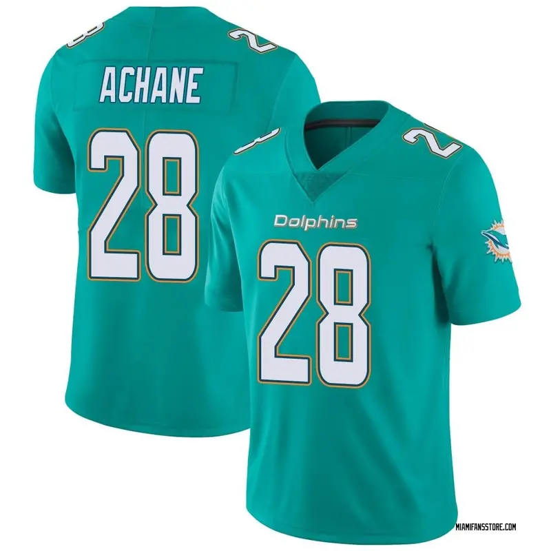 Youth Aqua Limited De'Von Achane Miami Team Color Vapor Untouchable Jersey