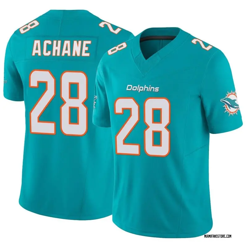 Youth Aqua Limited De'Von Achane Miami Vapor F.U.S.E. Jersey