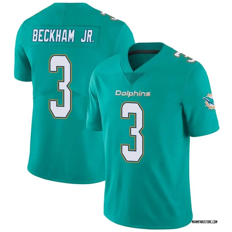 Youth Aqua Limited Odell Beckham Jr. Miami Team Color Vapor Untouchable Jersey