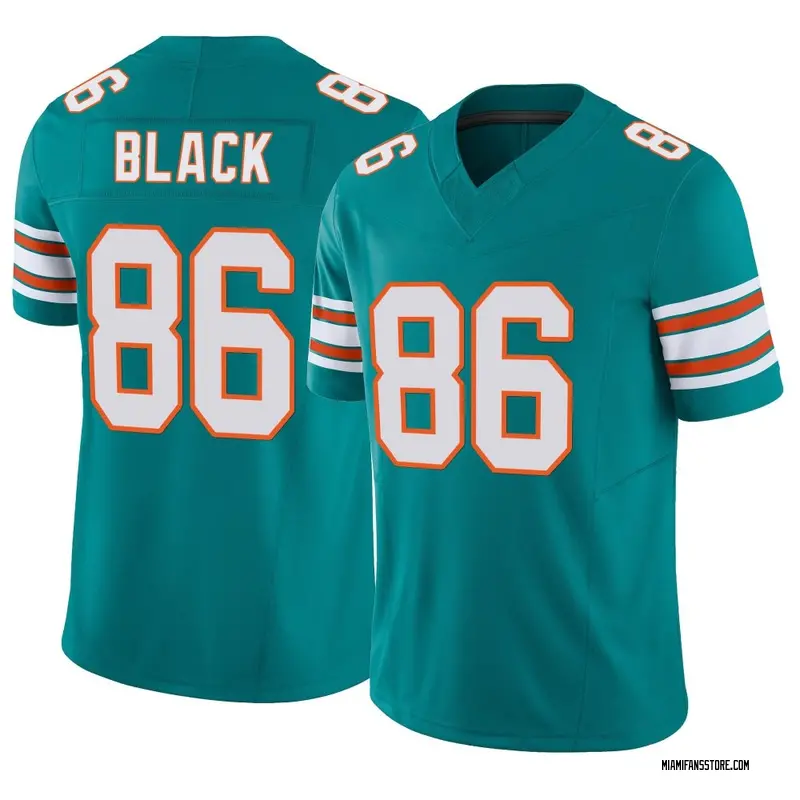 Youth Aqua Limited Tarik Black Miami Alternate Vapor F.U.S.E. Jersey