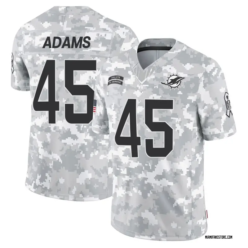 Youth Arctic Camo Limited BJ Adams Miami 2024 Salute to Service Jersey