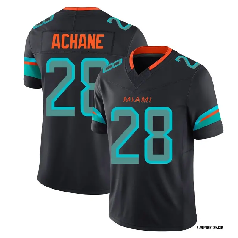 Youth Blue Limited De'Von Achane Miami Pitch 2025 Rivalries Collection Jersey