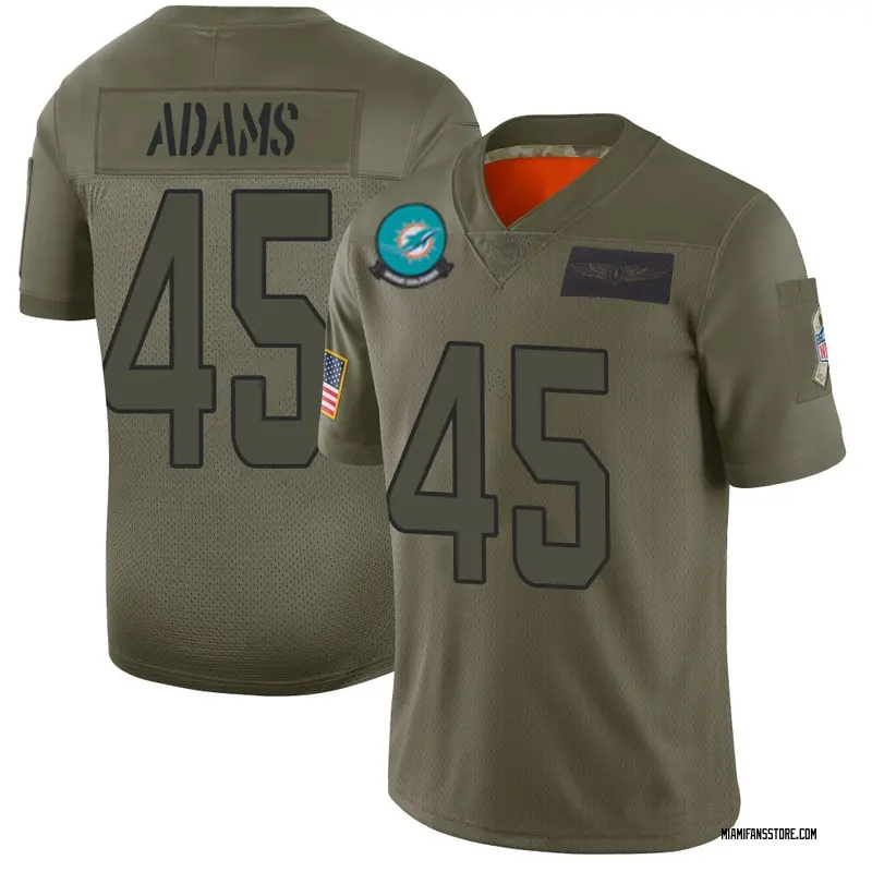 Youth Camo Limited BJ Adams Miami 2019 Salute to Service Jersey