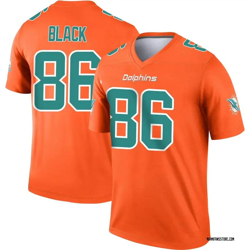 Youth Orange Legend Tarik Black Miami Inverted Jersey